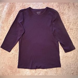 ⭐️ 3/$10 Christopher & Banks Layer-Your-Look Purple Top